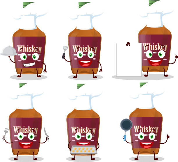 卡通人物的威士忌酒瓶有各种各样图片下载
