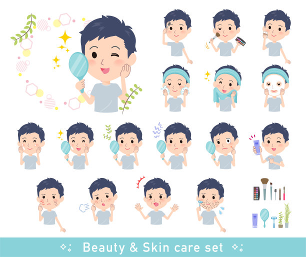 一套无偿的化身男人的美丽图片下载