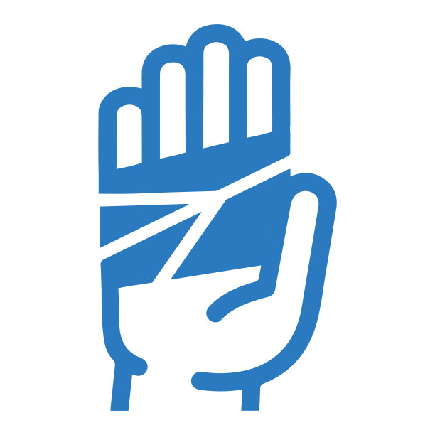 包扎的手或伤口图标图片下载