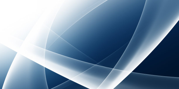 蓝色抽象透明软波设计元素图片下载