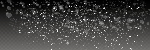 雪花飘落在透明的背景上。雪云或雪幕。雾,降雪。抽象的雪花背景。秋天的雪。矢量插图画家10 EPS。图片下载