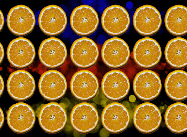 丰富多彩的背景与水果。图片下载