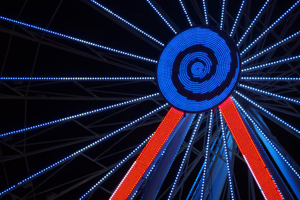 游乐场在夜间游乐图片下载