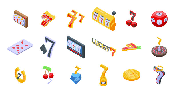 幸运7图标集。图片下载