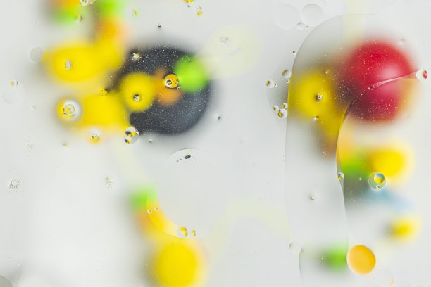 美丽的景色质感白、绿、红、橙的色彩抽象设计。美丽的抽象背景。图片下载