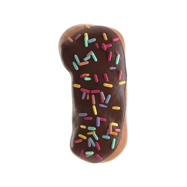 字母的甜甜圈图片下载