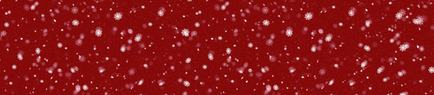 红色的圣诞背景与飘落的雪花和降雪图片下载