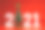 2021年与圣诞树或圣诞树在红色背景-年底2021和开始新的一年2022年-倒计时庆祝红色概念-模型派对图片下载