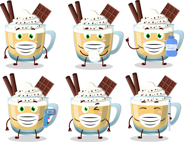 一幅蛋酒卡通设计风格的图片保存图片下载