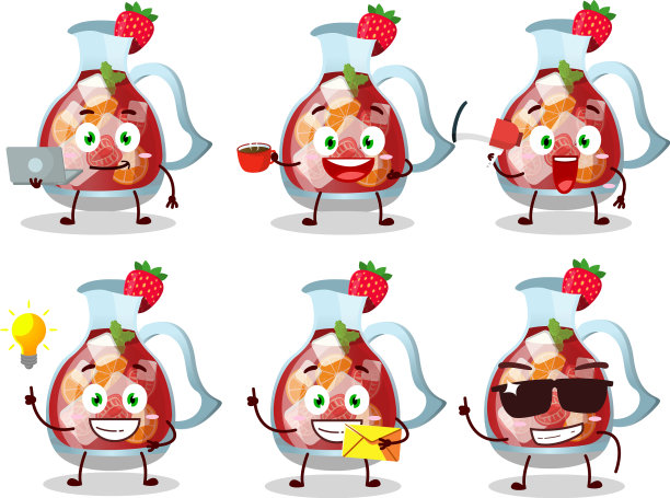 桑格利亚卡通人物有各种类型图片下载