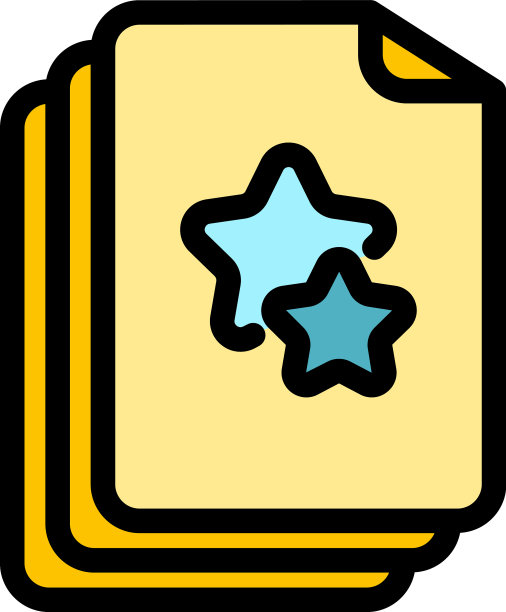 优先文档图标颜色大纲图片下载