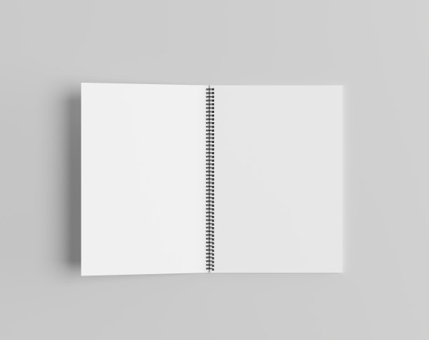 空白弹簧笔记本图片下载