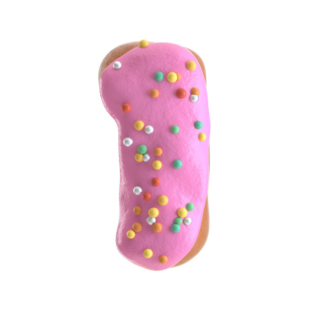 字母的甜甜圈图片下载