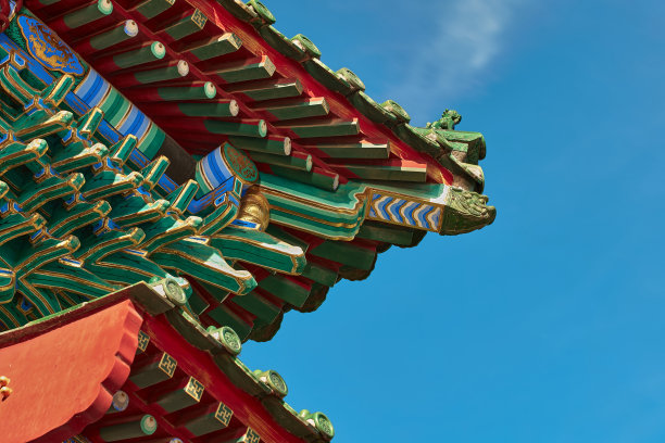 中国古代建筑的屋顶结构图片下载