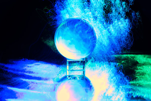 用玻璃球玩色彩的情感游戏图片下载