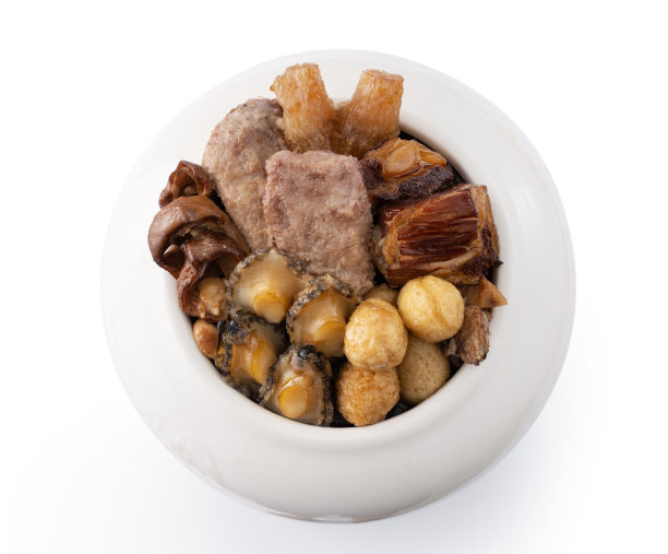 中国传统食品佛跳墙的特写。图片下载