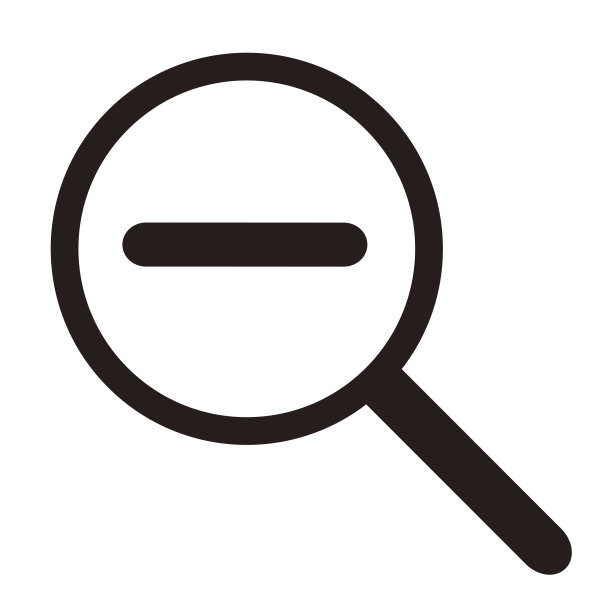 白色背景上的缩放图标。图片下载