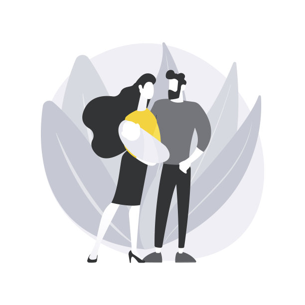 养父母抽象概念图片下载