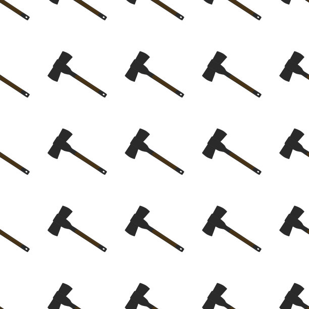 在主题图案钢轴与木柄图片下载