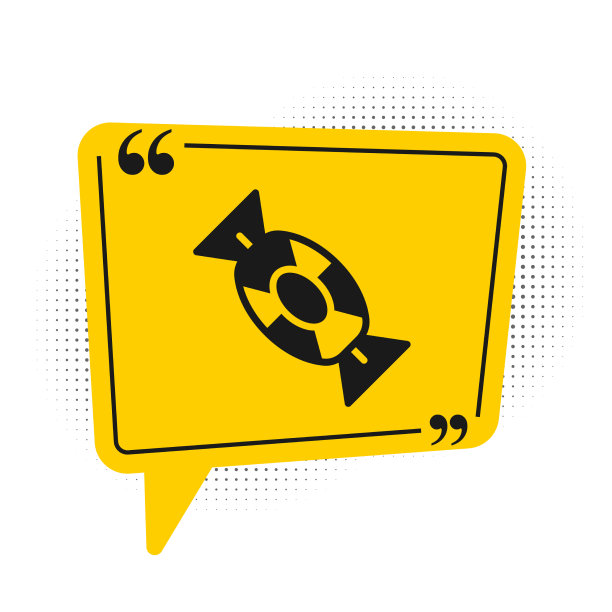 黑色糖果图标孤立在白色背景图片下载