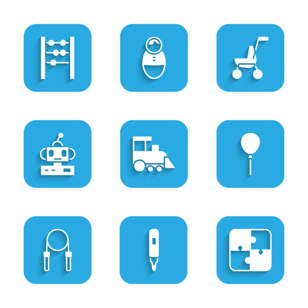 套玩具火车记号笔拼图玩具图片下载