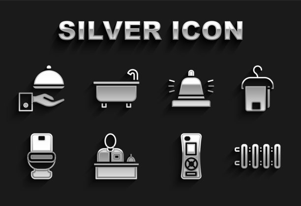 酒店前台设置毛巾衣架加热图片下载