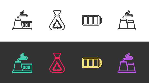 工厂设垃圾袋回收线图片下载
