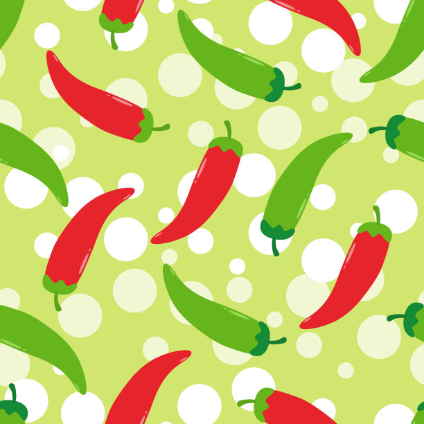 辣椒无缝模式图片下载
