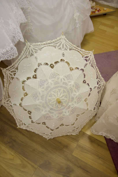 木柄的婚礼伞图片下载