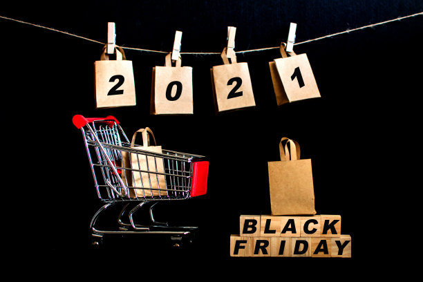 “黑色星期五”的概念。图片下载