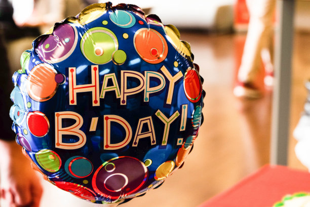 生日快乐气球图片下载