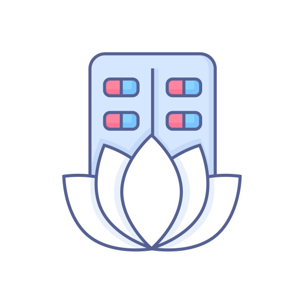 有机医药-现代线条设计风格图标图片下载