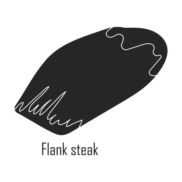 肉排偶像黑色偶像孤立图片下载