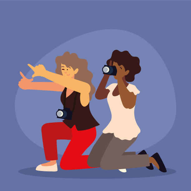 拍照的女人图片下载