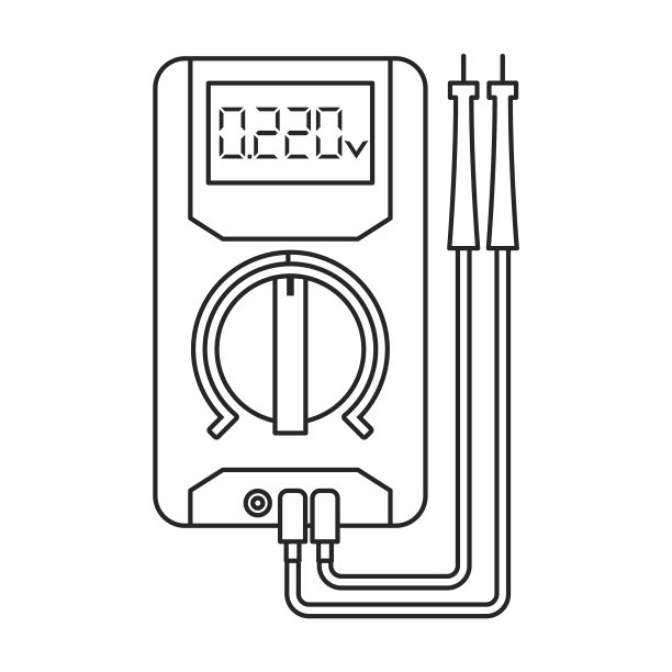 万用表iconoutline图标图片下载