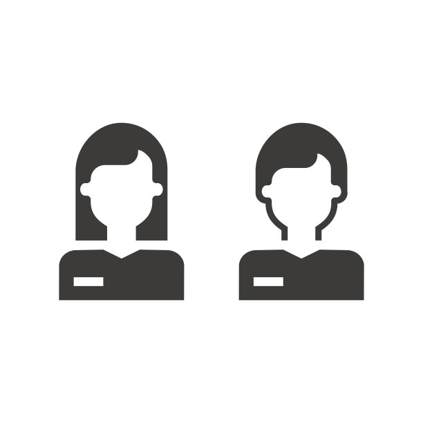 男人和女人，员工头像图片下载