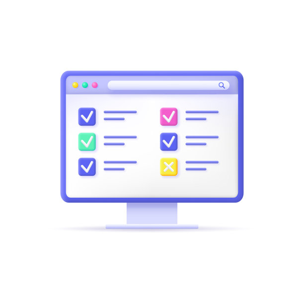 计算机显示器图标隔离在白色背景。图片下载