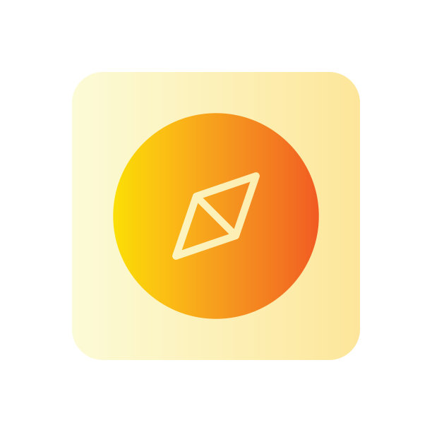 渐变罗盘图标图片下载