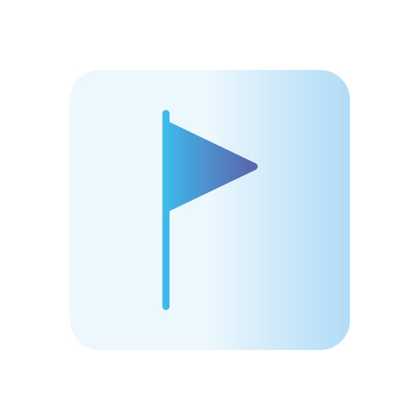 位置标志渐变图标图片下载