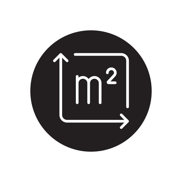 面积M2字形图标图片下载