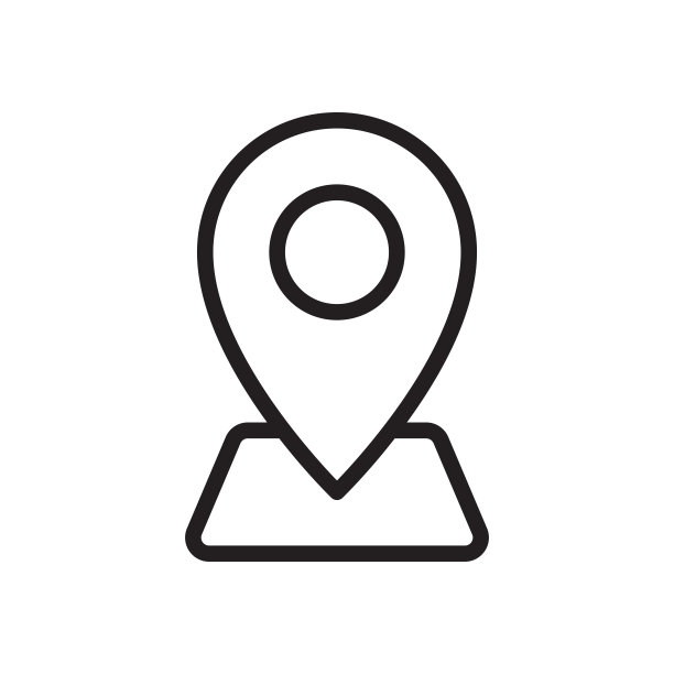 地图定位针线条图标图片下载