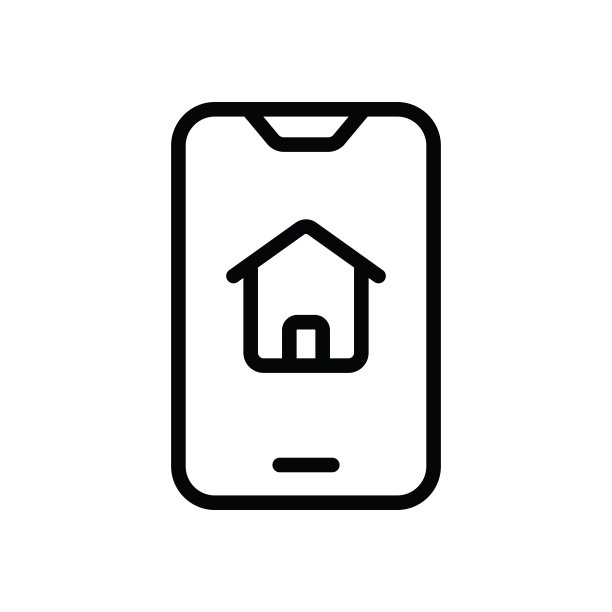 房屋移动线路图标图片下载
