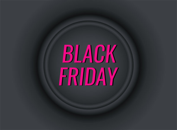 促销线上销售活动。矢量插图。黑色星期五促销横幅。图片下载