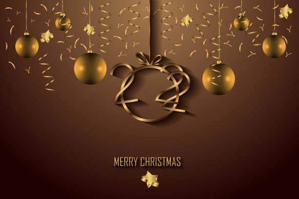 2022圣诞快乐背景为您的季节邀请，节日海报，贺卡。图片下载