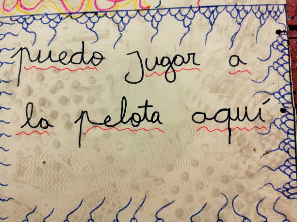 西班牙语书写儿童图片下载