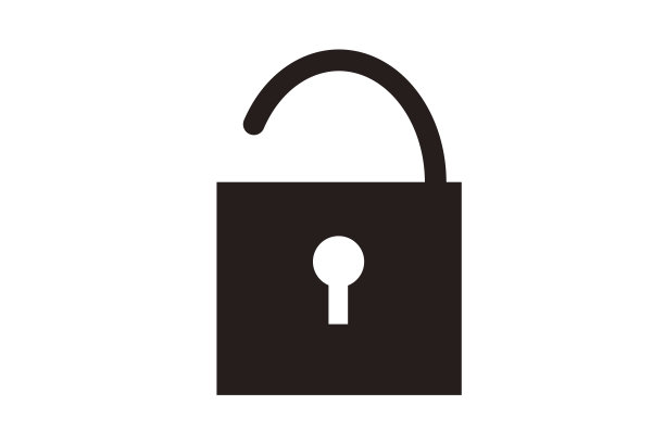 安全图标。挂锁的插图。图片下载