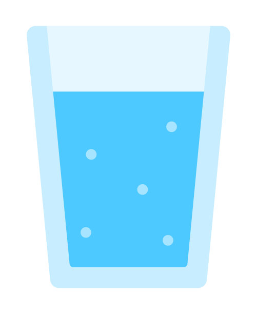 一杯苏打水。图片下载