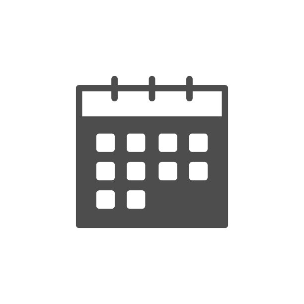 日历字形图标或日程概念图片下载