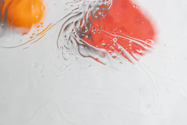 观景纹理丰富多彩，白色、红色、橙色抽象设计。美丽的抽象背景。图片下载