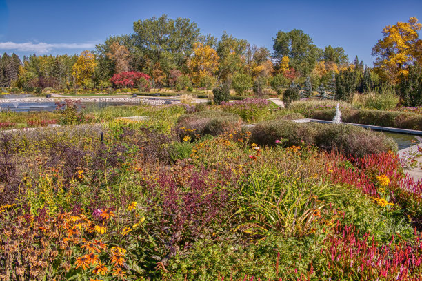 国际和平园位于美国北达科他州和加拿大马尼托巴省之间图片下载